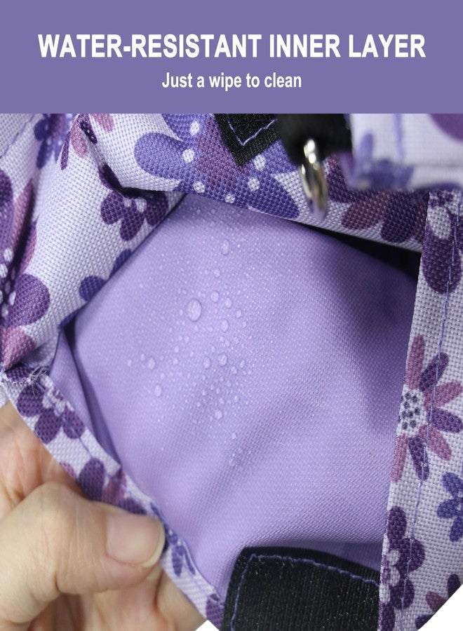 MDSTOP Catheter Bag Holder, Urine Drainage Bag Holder with Drain Tube Cover and Adjustable Shoulder Strap, Easy Acess and Drainage, Secure & Discreet for Urostomy Foley Catheter Users (Purple) - Image 3